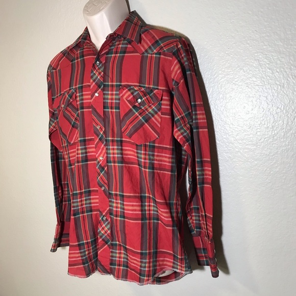 Wrangler vintage cowboy cut regular fit button dwn - Picture 3 of 8